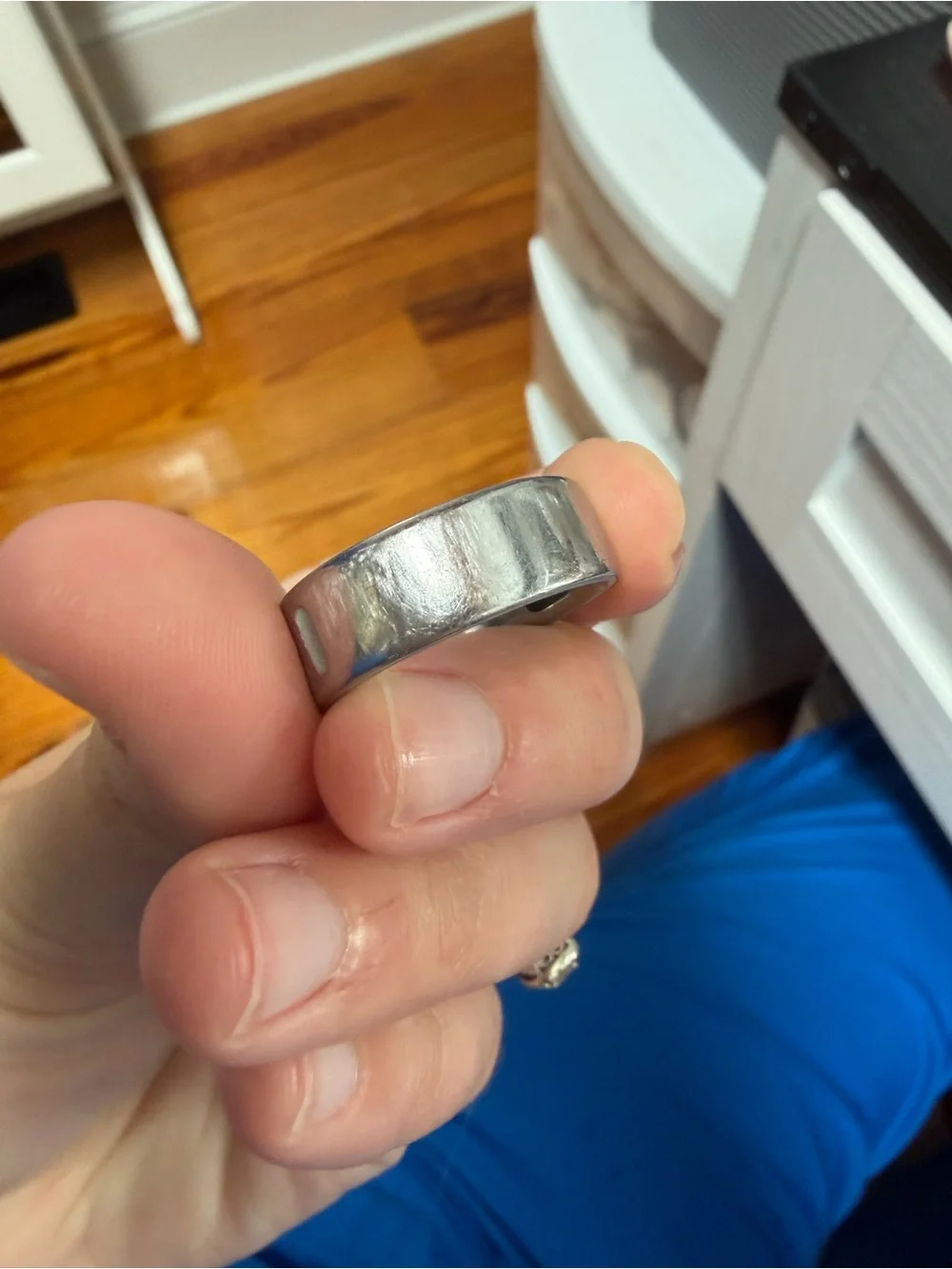 Silver Oura ring size 9